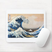 神奈川沖浪裏、北斎の素晴らしい波、Hokusai マウスパッド (マウス)