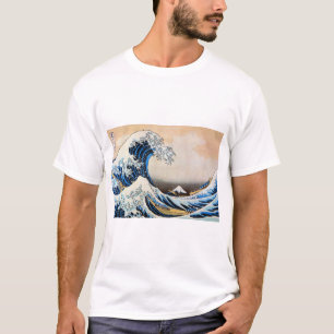 神奈川沖浪裏、北斎の素晴らしい波、Hokusai Tシャツ