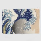 神奈川沖浪裏 北斎 ゴルフタオル (横)
