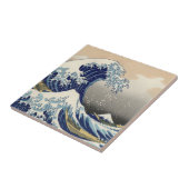 神奈川沖浪裏 北斎 タイル (側面)