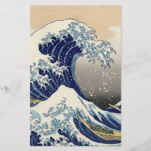 神奈川沖浪裏 北斎 チラシ