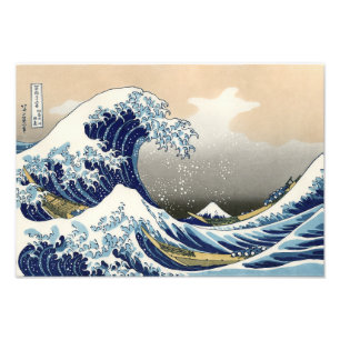 神奈川沖浪裏 北斎 フォトプリント