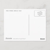 神奈川沖浪裏, 北斎 ポストカード (裏面)