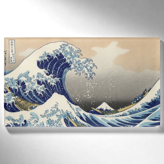 神奈川沖浪裏 北斎 名札 (正面)