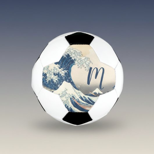 神奈川沖浪裏 - 日本の芸術 サッカーボール