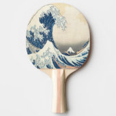 神奈川沖浪裏 浮世絵 日本 卓球ラケット (正面)