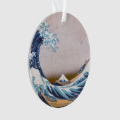 神奈川沖浪裏　葛飾北斎作 オーナメント (正面)