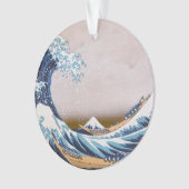 神奈川沖浪裏　葛飾北斎作 オーナメント (正面)