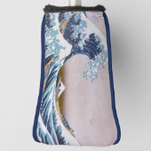 神奈川沖浪裏　葛飾北斎作 ゴルフヘッドカバー (回転90)