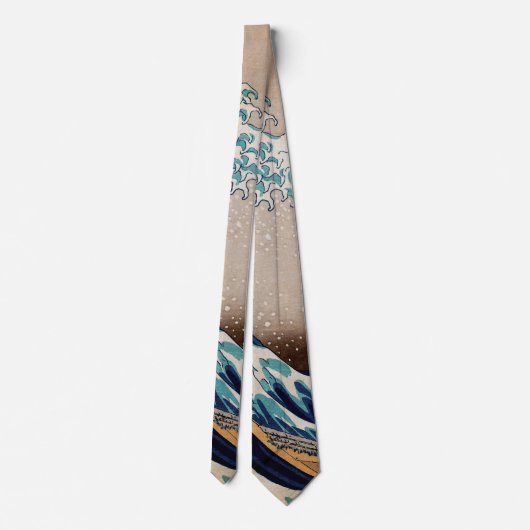 神奈川沖素晴らしで ネクタイ (裏面)