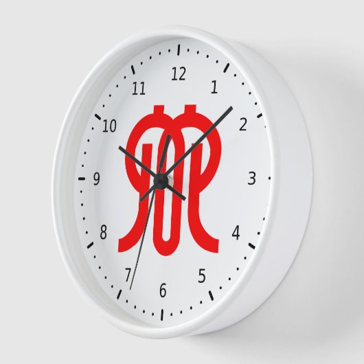 神奈川県国旗 壁時計 (傾斜)