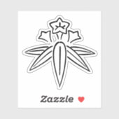 神奈川県鎌倉市の紋章 シール (シート)