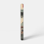 神奈川県：ヴィンテージ日本のウッドブロックプリント SAMSUNG GALAXYケース (左側面)