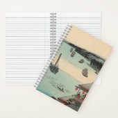 神奈川県：ヴィンテージ日本の木版画 ノートブック (内側)