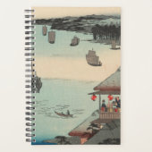 神奈川県：ヴィンテージ日本の木版画 プランナー手帳 (正面)