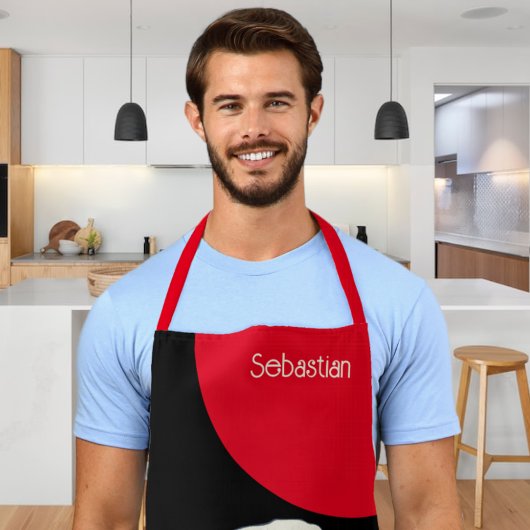 神奈川素晴らしのツイストモダンを振るパーソナライズされた エプロン