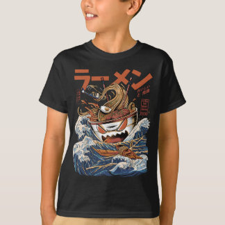 神奈川素晴らしのラーメン食日本の会かわいい Tシャツ