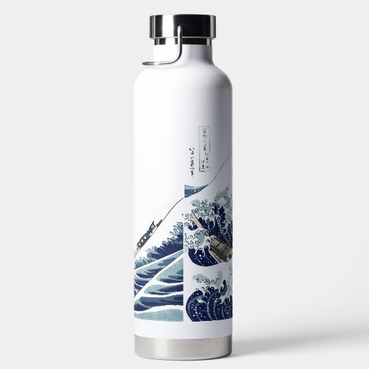 神奈川素晴らしの北斎の波 ウォーターボトル (右面)