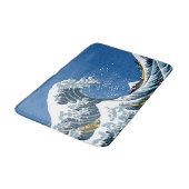 神奈川素晴らしの波 – クラシック芸日本の術 バスマット (アングル)