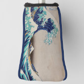 神奈川素晴らしウッドブロックの日本の波 ゴルフヘッドカバー (回転90)