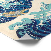 神奈川素晴らしオリジナル生殖の波 ポスター (角)