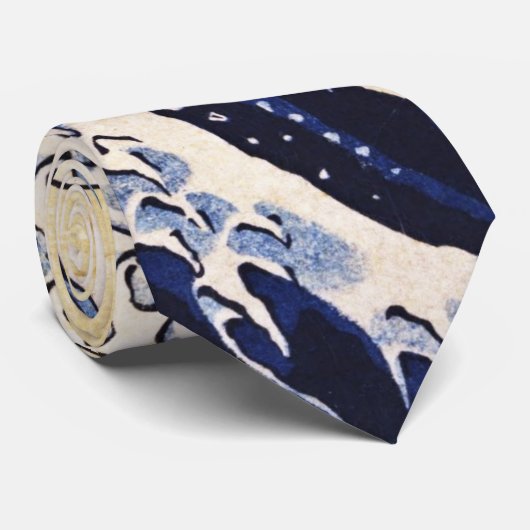 神奈川素晴らしヴィンテージアートの日本の波 ネクタイ (ロール)