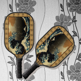 神奈川素晴らしヴィンテージ作家の波日本の ピックルボールラケット