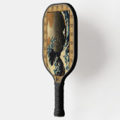 神奈川素晴らしヴィンテージ作家の波日本の ピックルボールラケット (左)