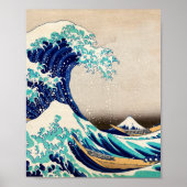 神奈川素晴らしヴィンテージ芸術の波日本の動 ポスター (正面)