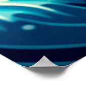 神奈川素晴らしヴィンテージ芸術の波日本の動 ポスター (角)