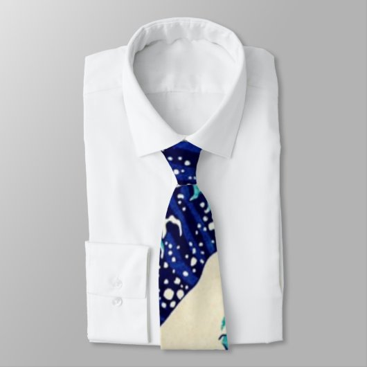 神奈川素晴らし北斎のヴィンテージを振る ネクタイ (タイ)