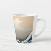 神奈川素晴らし北斎の波 カフェラテマグ (右)