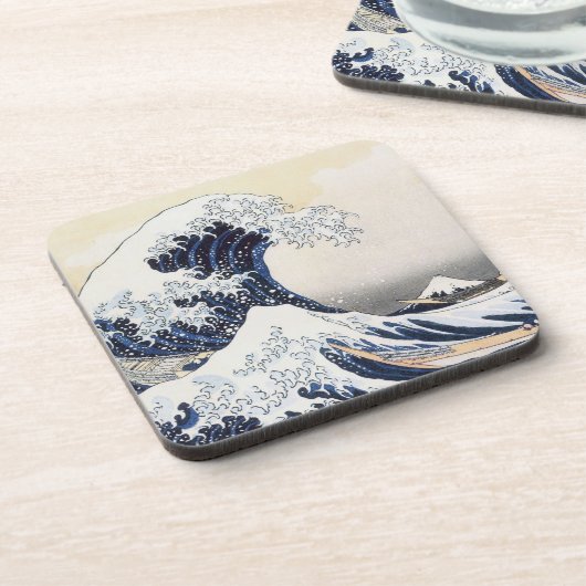 神奈川素晴らし北斎の波 コースター (左側)