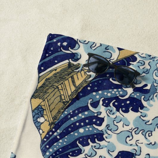 神奈川素晴らし北斎の波 ビーチタオル (インサイチュ)