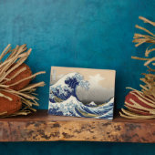 神奈川素晴らし北斎の波 フォトプラーク (側面)