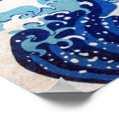 神奈川素晴らし北斎の波 ポスター (角)