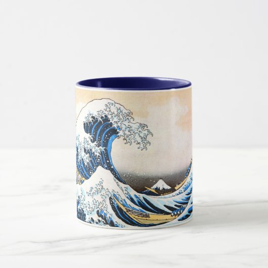 神奈川素晴らし北斎の波 マグカップ (中央)