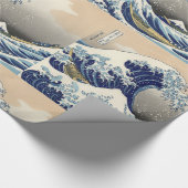 神奈川素晴らし北斎の波 ラッピングペーパー (角)
