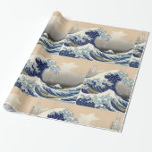 神奈川素晴らし北斎の波 ラッピングペーパー (アンロールド)