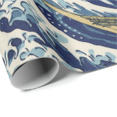 神奈川素晴らし北斎の波 ラッピングペーパー (ロールコーナー)