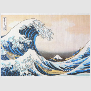 神奈川素晴らし北斎の波 薄葉紙
