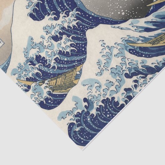 神奈川素晴らし北斎の波 薄葉紙 (詳細)