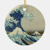 神奈川素晴らし山富士ジャパンの波 セラミックオーナメント (正面)