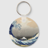 神奈川素晴らし山富士日本海の波 キーホルダー (正面)