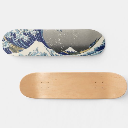 神奈川素晴らし山富士日本海の波 スケートボード (横)