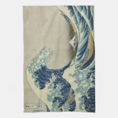 神奈川素晴らし沖の波 キッチンタオル (縦)