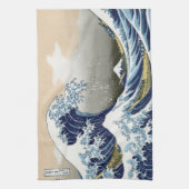 神奈川素晴らし沖の波 キッチンタオル (縦)