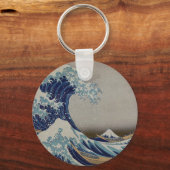 神奈川素晴らし沖の波 キーホルダー (正面)