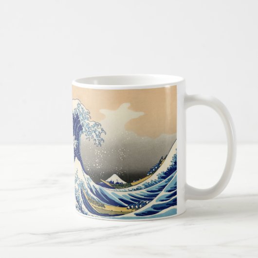 神奈川素晴らし沖の波 コーヒーマグカップ (右)