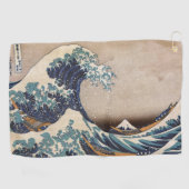 神奈川素晴らし沖の波 ゴルフタオル (横)